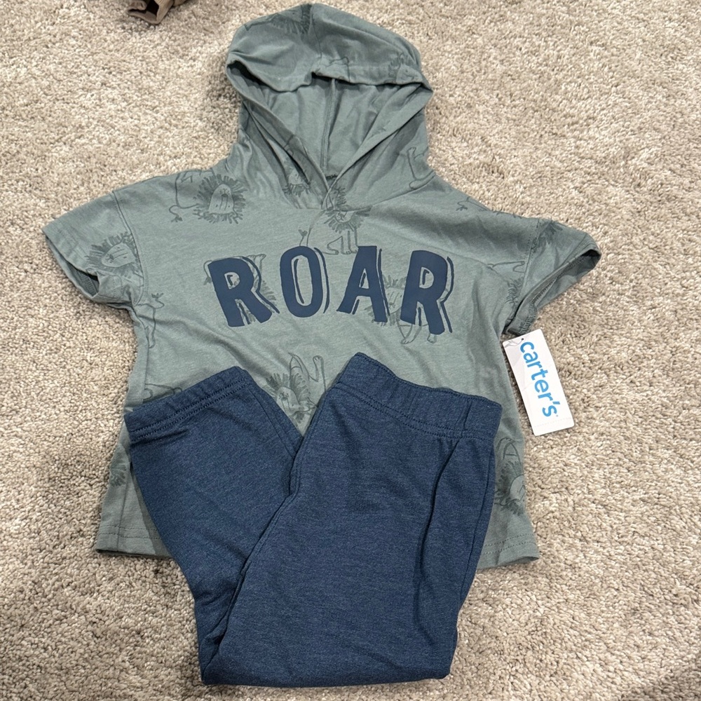 Carter's Green and Blue Kids Matching Set